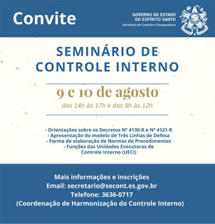 Convite Seminário de Controle Interno site