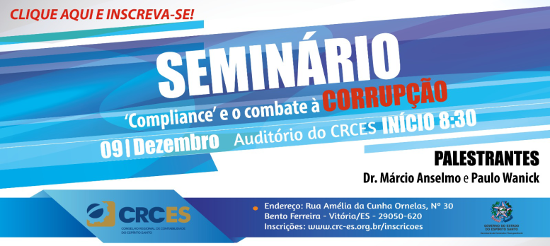 Seminário "Compliance e o Combate à Corrupção